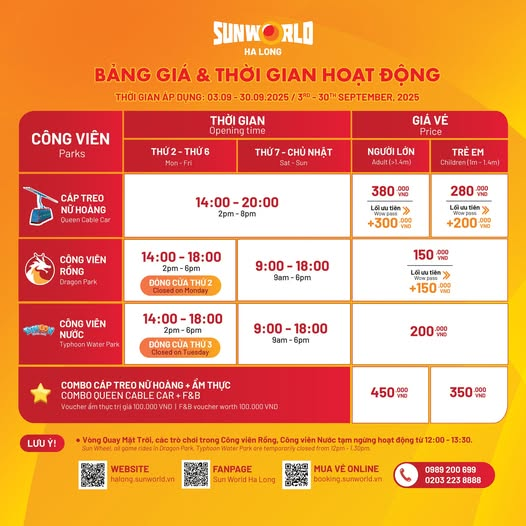 Bạn nên tìm hiểu trước thời gian hoạt động của cáp treo Nữ Hoàng để có thể trải nghiệm trọn vẹn địa điểm du lịch này