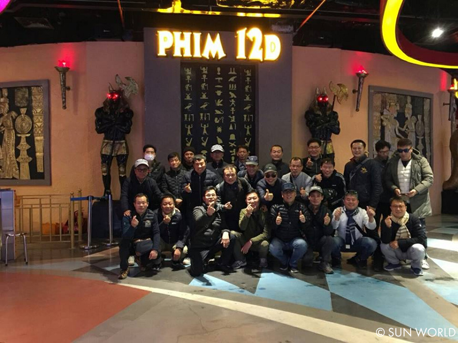 Rạp chiếu phim 12D ở Lâu Đài Huyền Bí sẽ mang đến cho du khách những trải nghiệm xem phim siêu mới, siêu thật