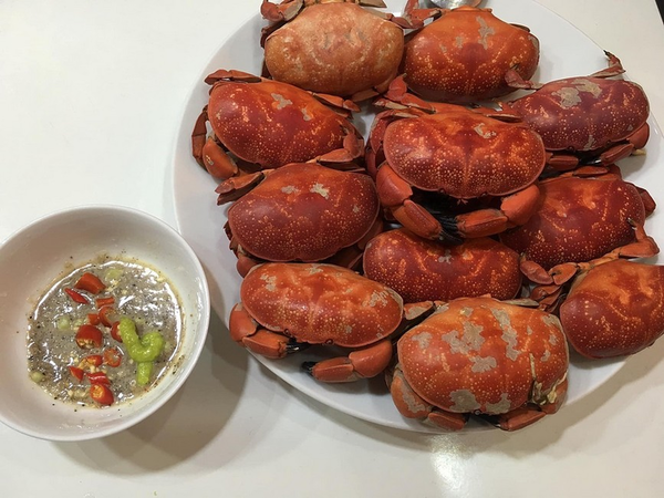 Món cù kỳ luộc nước dừa giữ nguyên được vị béo tự nhiên của thịt cua
