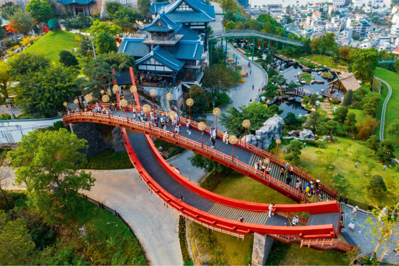 Cầu Nhật Bản vào dịp Ngưu Lang - Chức Nữ