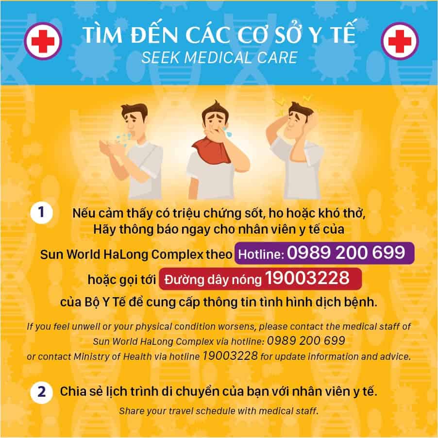 Tìm đến các cơ sở y tế