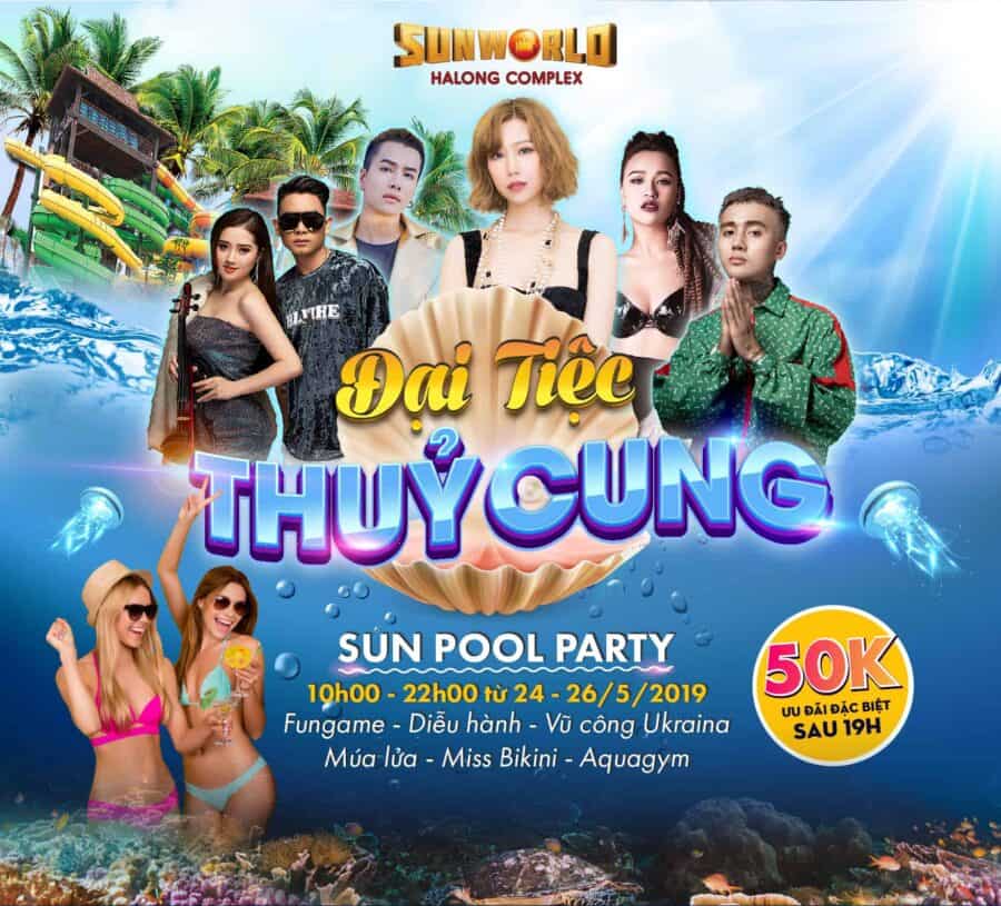 “Đại tiệc thủy cung” - Pool Party sôi động nhất hè 2019