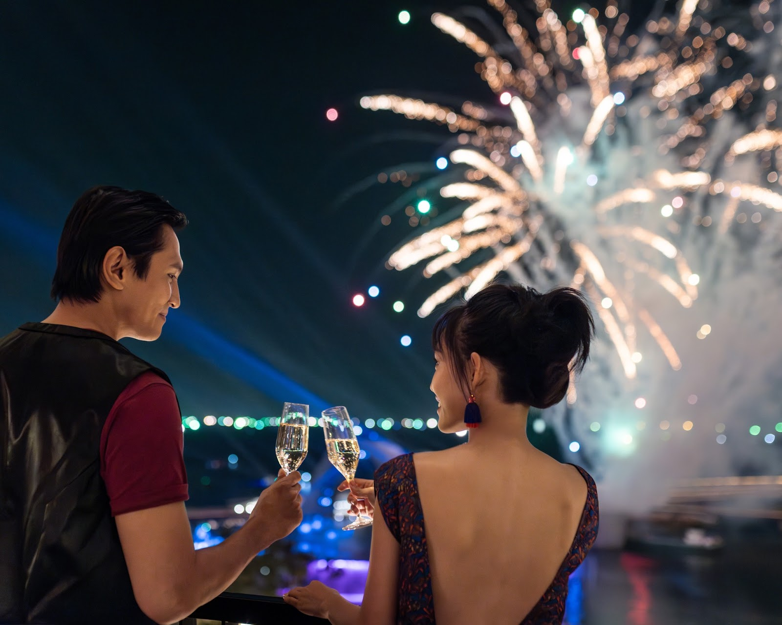 La Festa Phu Quoc, Curio Collection by Hilton được xem là một trong những địa điểm xem pháo hoa Phú Quốc 2026 lý tưởng bậc nhất tại Thị trấn Hoàng Hôn.