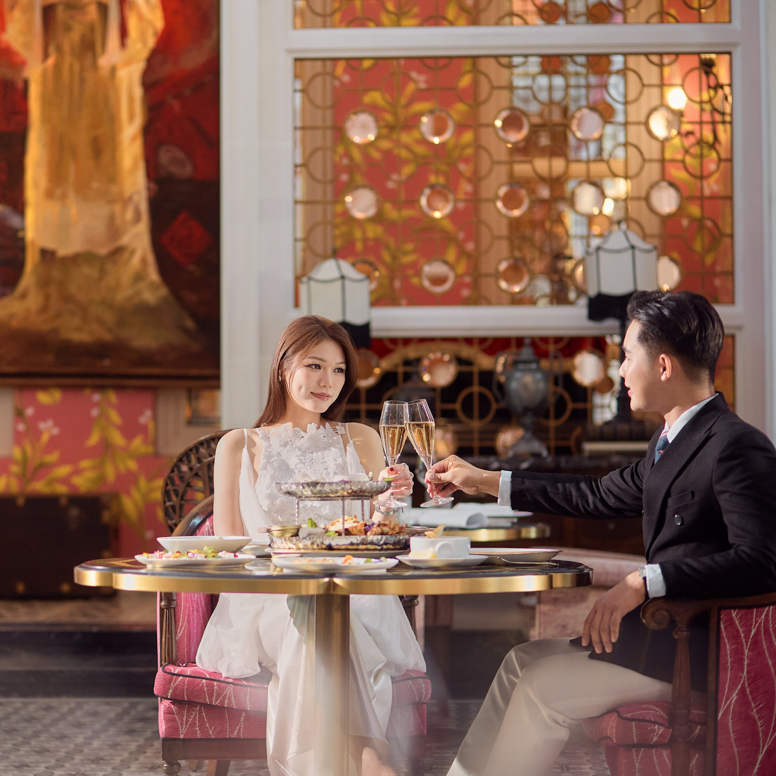 Không gian sang trọng của nhà hàng Pink Pearl