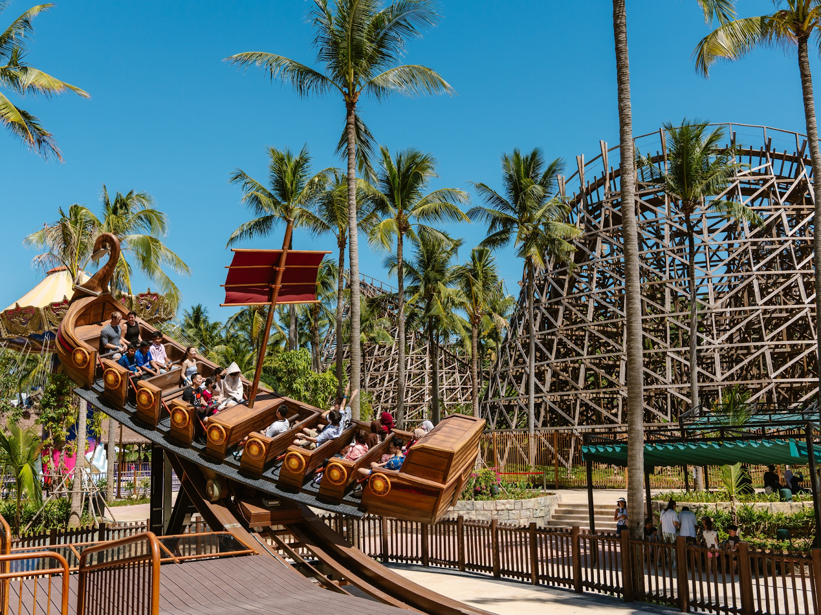 Những trò chơi thú vị tại công viên chủ đề làng Exotica