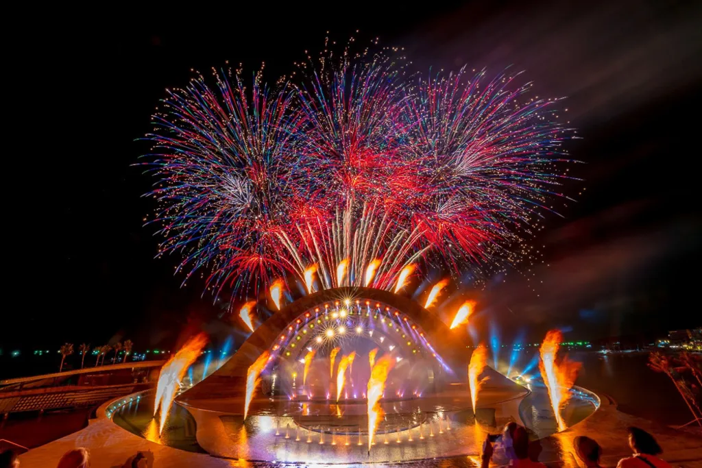 Những màn pháo hoa Kiss of the Sea đẳng cấp quốc tế tại Sunset Town