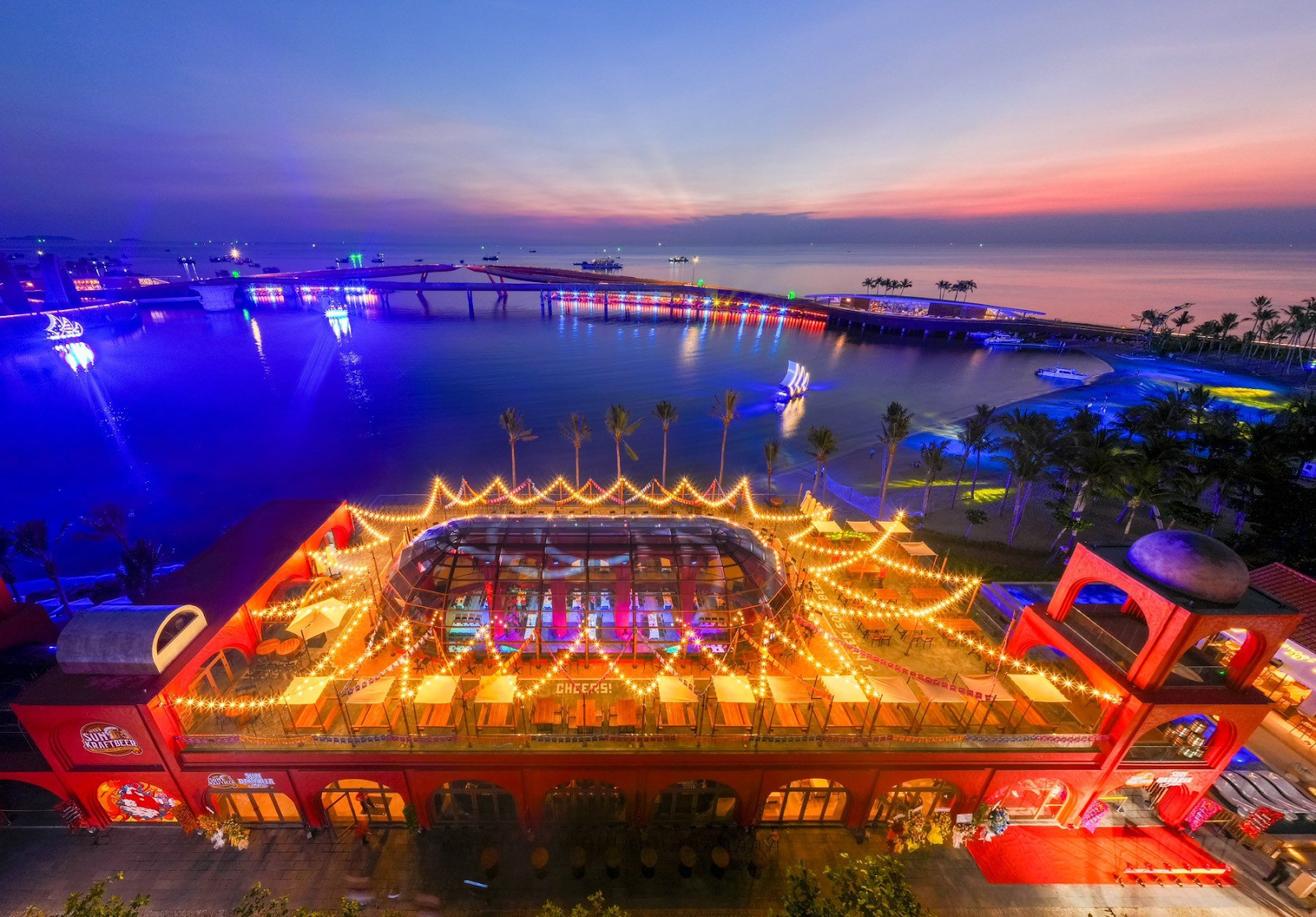 Sun Bavaria GastroPub tọa lạc ngay trung tâm Thị trấn Hoàng Hôn