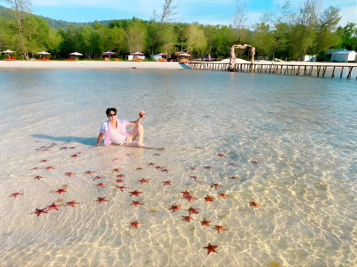 Rạch Vẹm được xem là “thủ phủ sao biển” của Phú Quốc