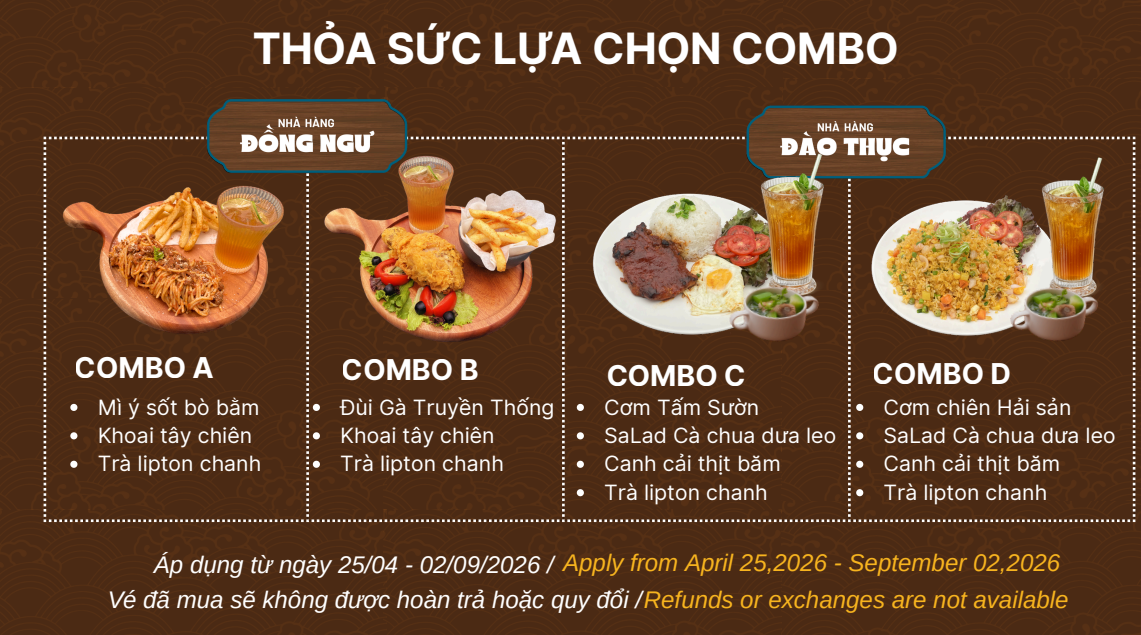 Thưởng thức phong vị ẩm thực đặc sắc giữa không gian di sản tại hệ thống nhà hàng nội khu Sun World Ha Nam.