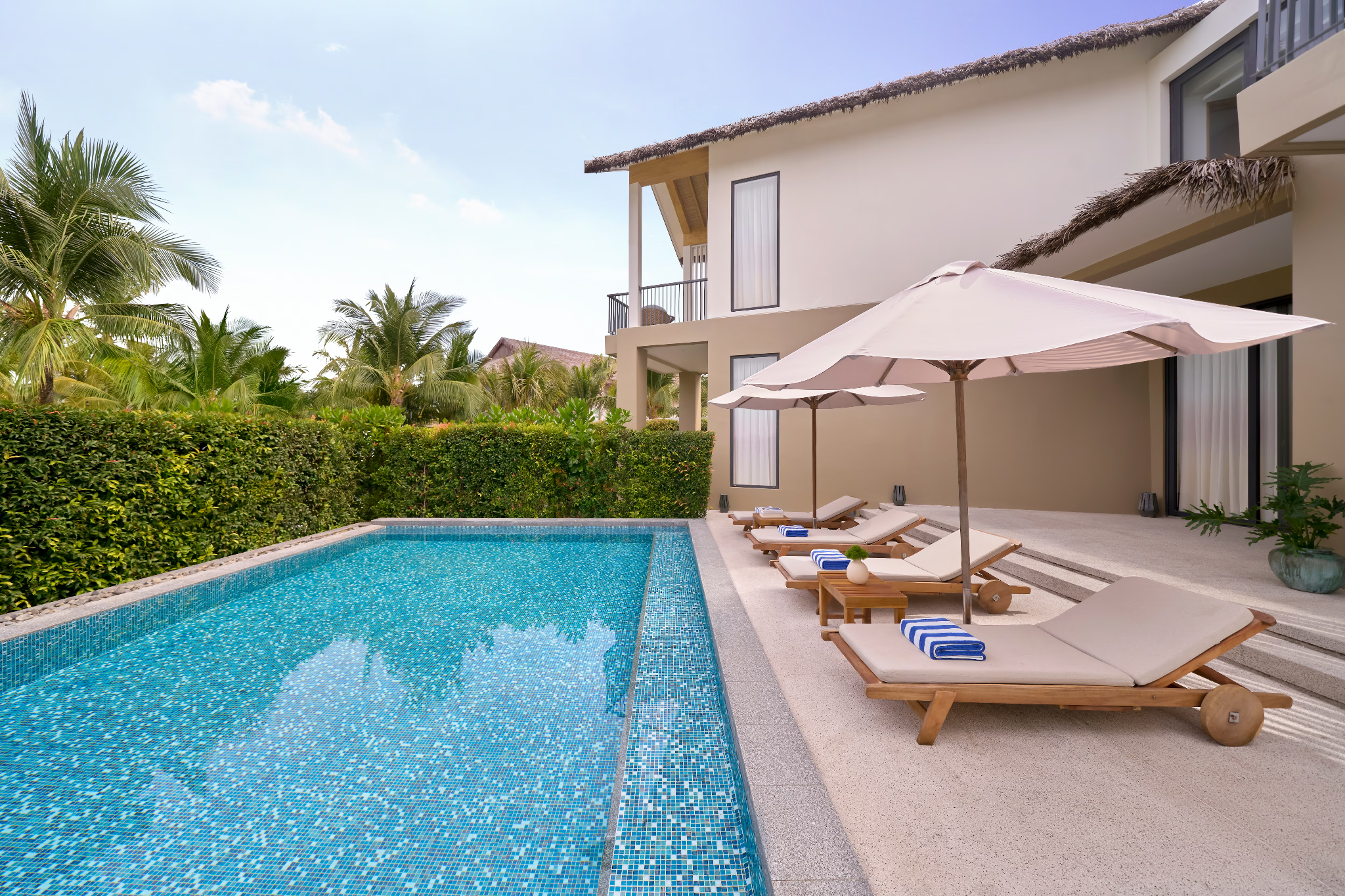 Tất cả các biệt thự tại New World Phu Quoc Resort đều sở hữu hồ bơi riêng