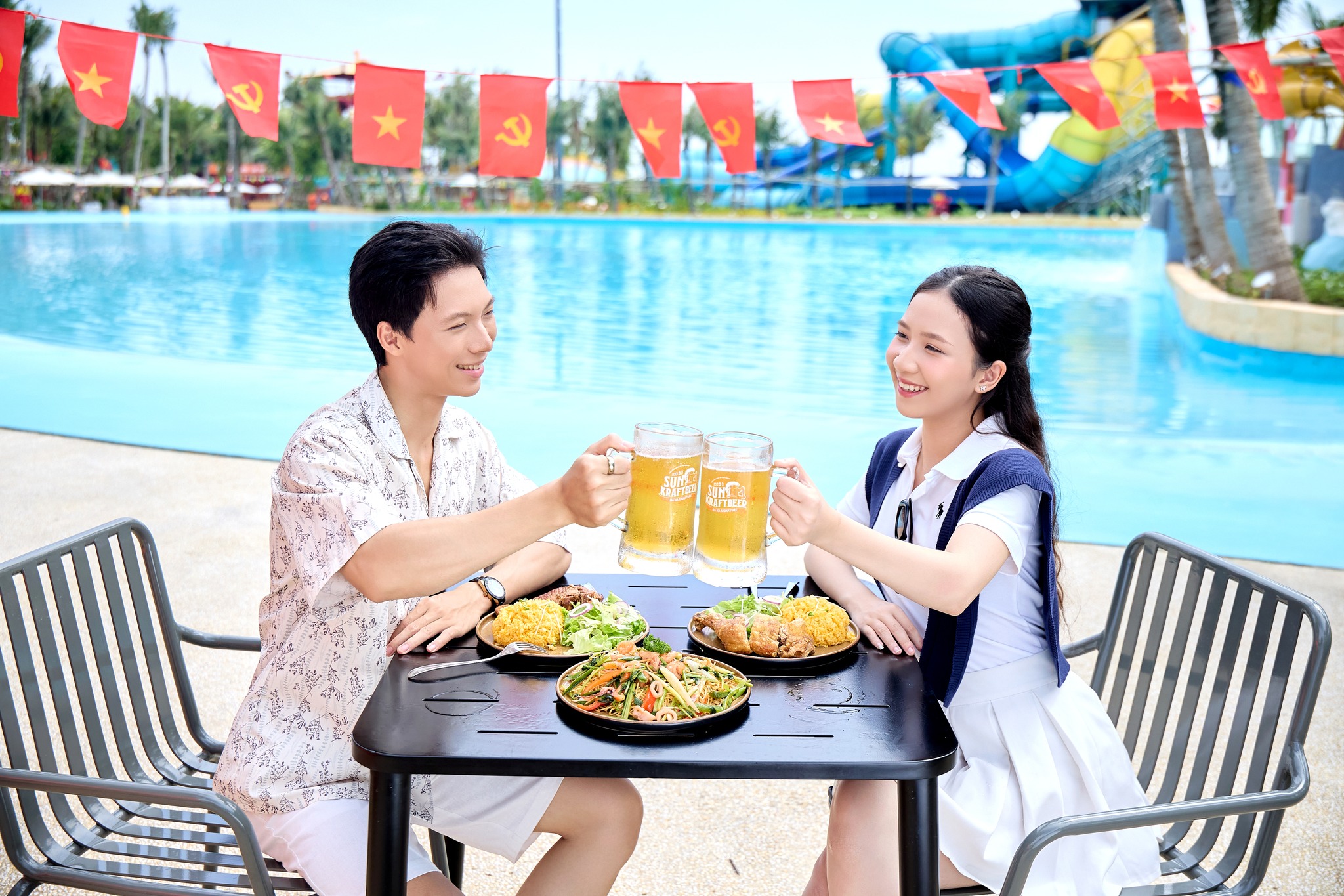 Đa dạng ẩm thực tại Sun World Ha Nam.
