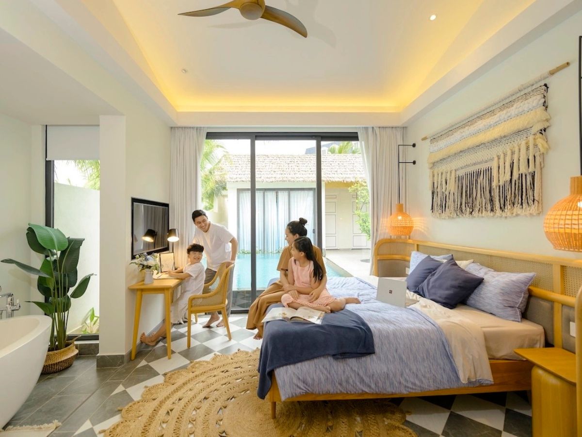 Kỳ nghỉ trở nên đáng nhớ nhờ không gian tách biệt, an yên