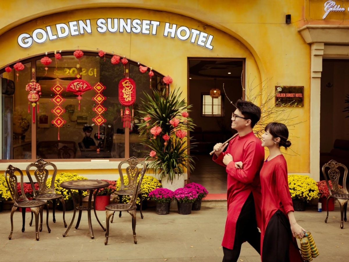 Khách sạn Golden Sunset Hotel. (Nguồn: Sưu tầm)