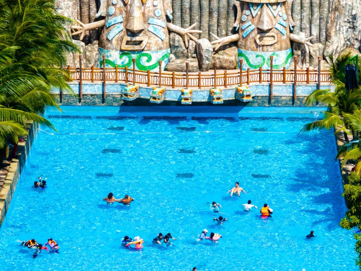 Buổi sáng là thời điểm lý tưởng để khám phá những trò chơi thú vị tại Sun World Hon Thom. (Nguồn: Sưu tầm)