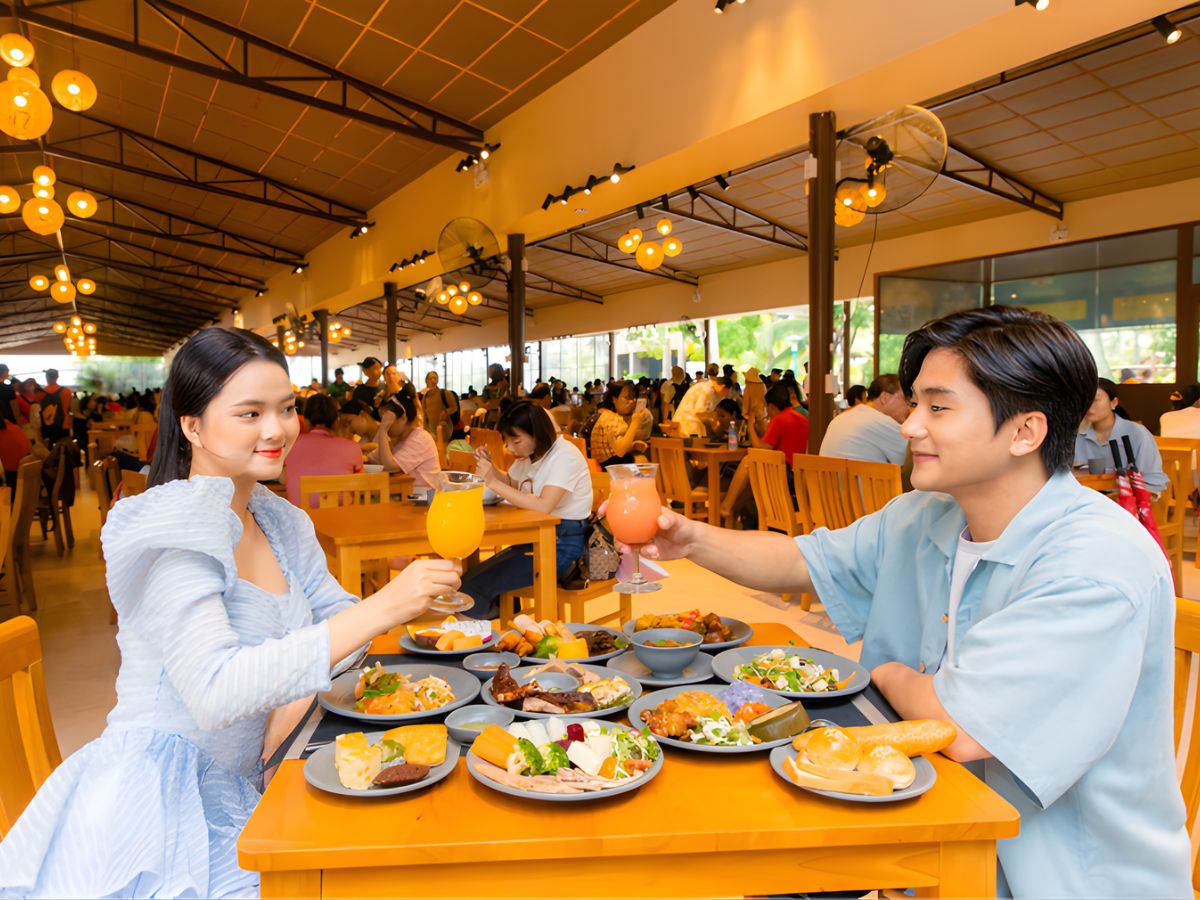Không gian hẹn hò lý tưởng tại nhà hàng buffet Mango Hòn Thơm