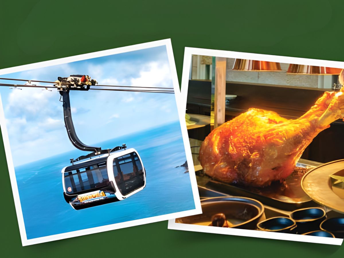 Combo Hòn Thơm: Cáp treo khứ hồi & buffet trưa, hành trình trọn vẹn để du khách vừa ngắm biển từ trên cao vừa thưởng thức ẩm thực hấp dẫn tại đảo Ngọc.