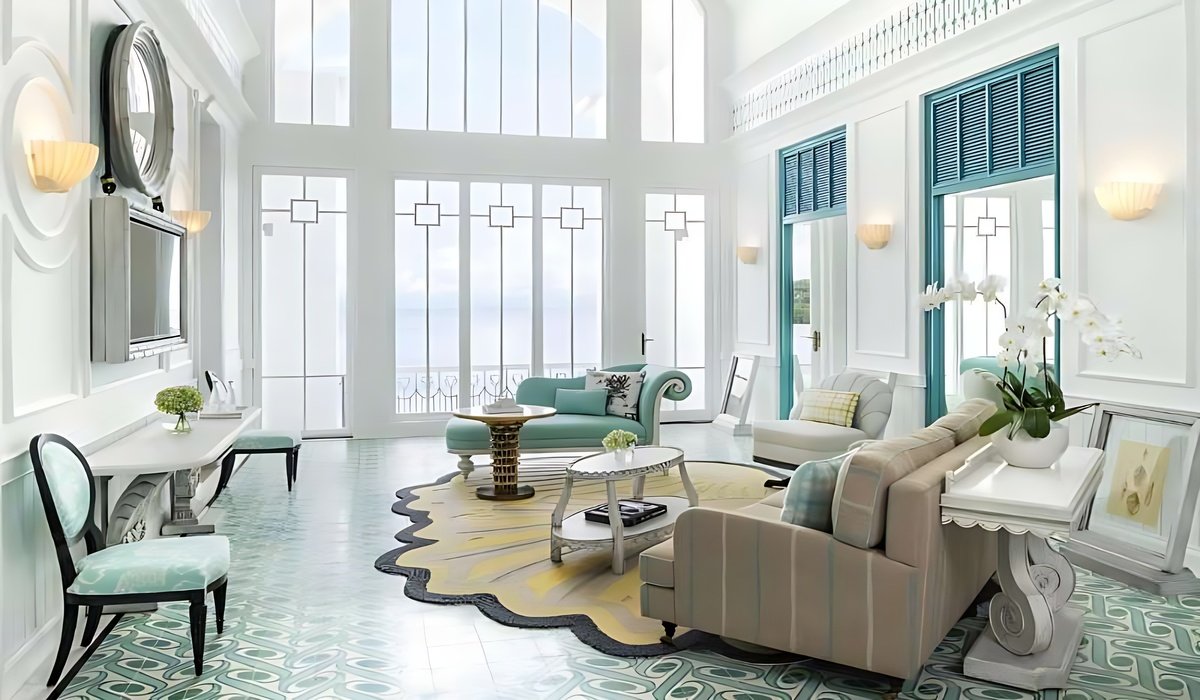 Không gian phòng Suite 90 mét vuông tại resort 5 sao