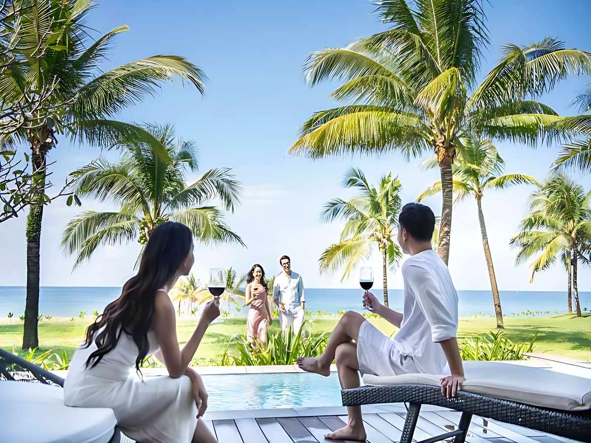 Các cặp đôi ưu tiên resort có không gian riêng tư và cảnh quan lãng mạn