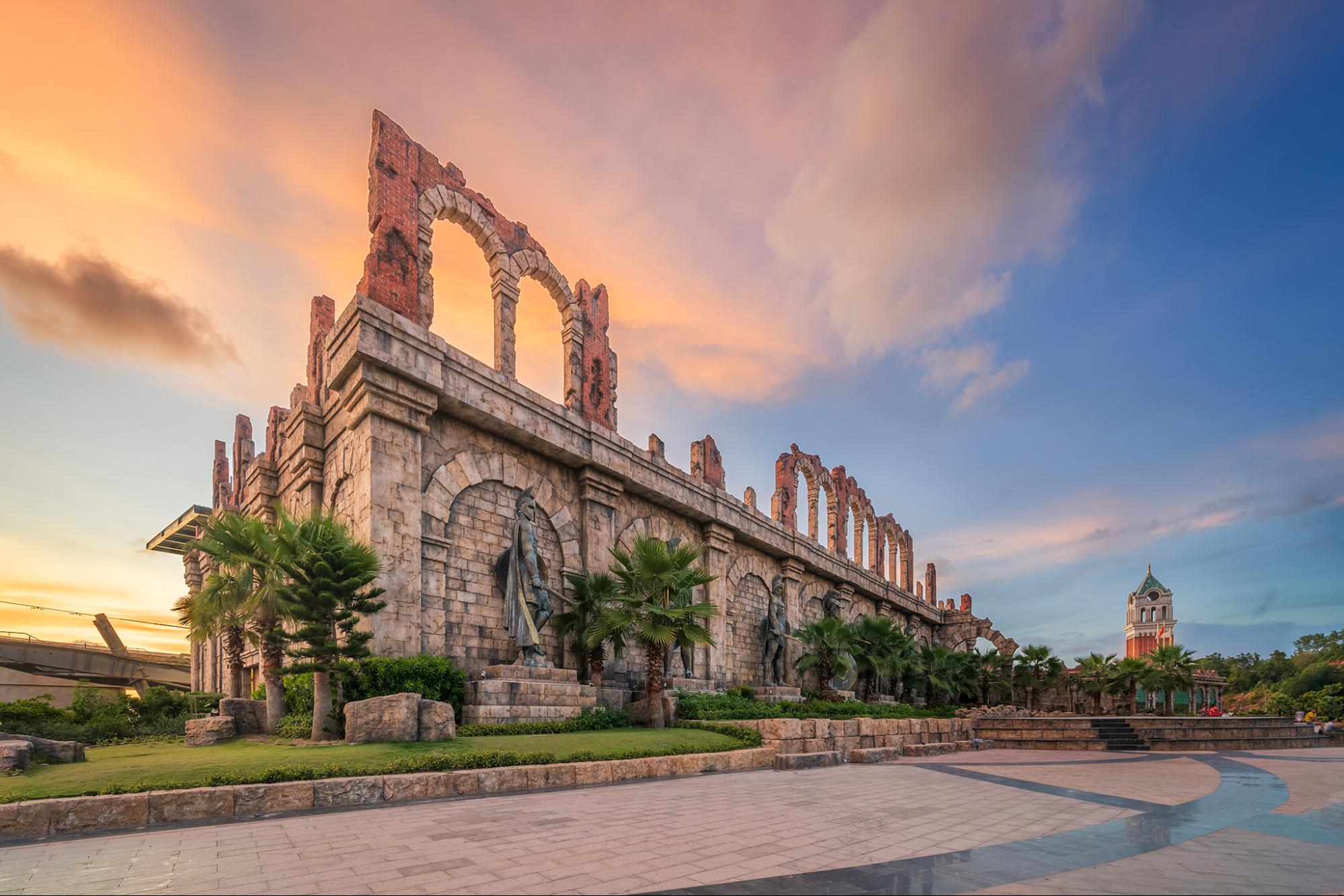 Check in kiểu La Mã cổ đại tại ga An Thới – Hy Lạp thu nhỏ giữa lòng Phú Quốc