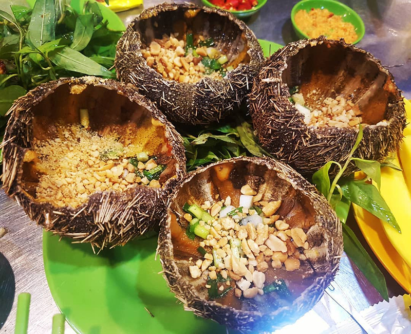 Ăn nhum biển ở Phú Quốc