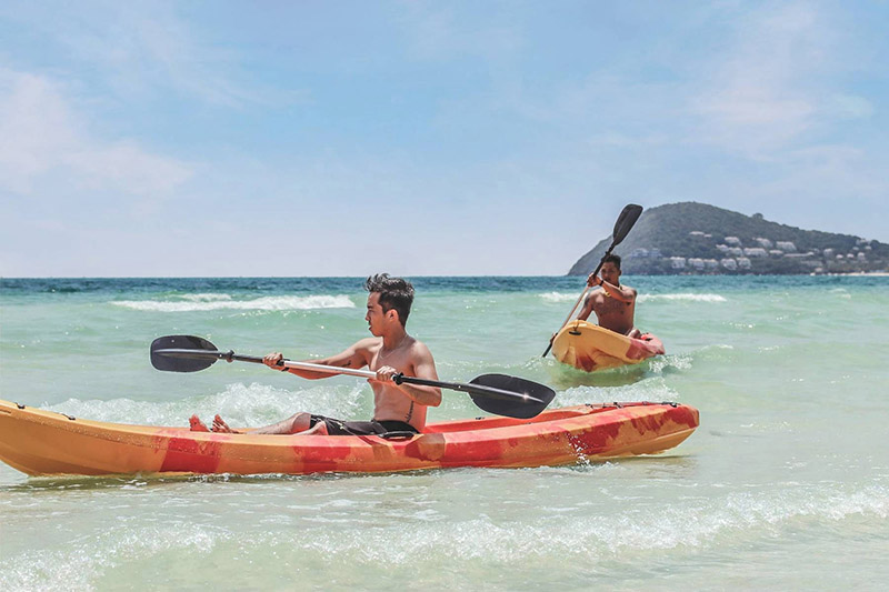 Chèo thuyền Kayak tại Phú Quốc
