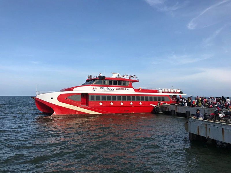 Tàu cao tốc từ Hà Tiên - Phú Quốc