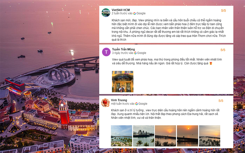 Du khách feedback Venice hotel Phú Quốc