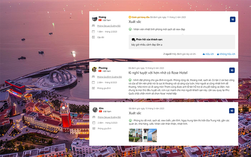 Review Rose Hotel Phú Quốc