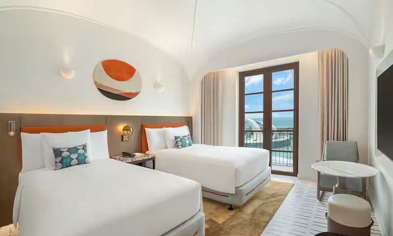 Hạng phòng Balcone giường Twin với view hướng biển