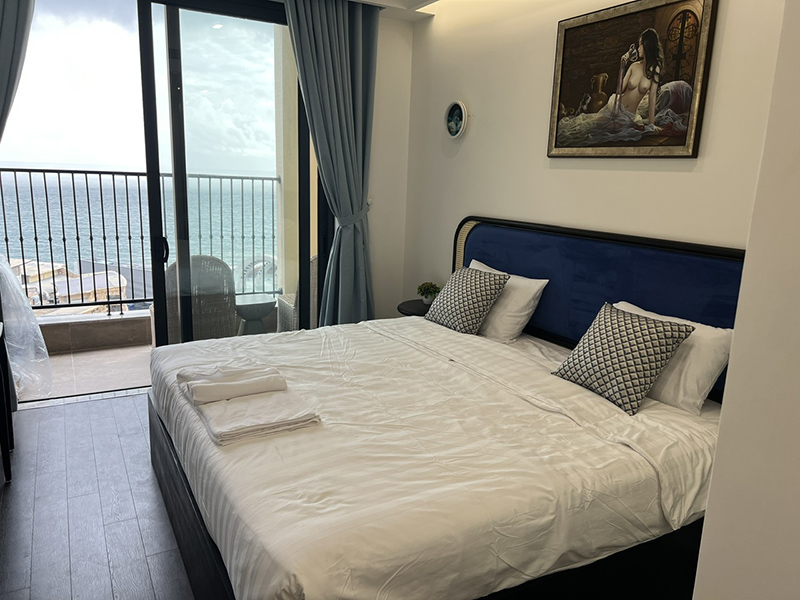 Không gian phòng ngủ SkyHill Phú Quốc