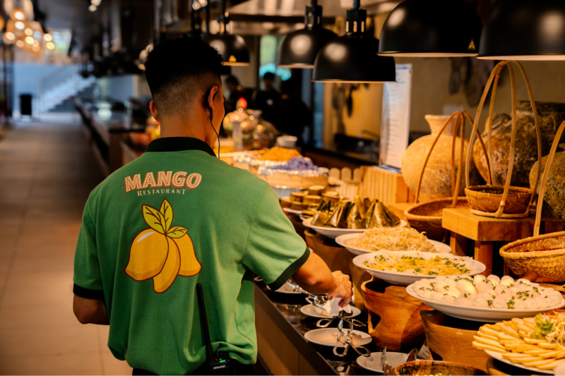 Các món ăn tại nhà hàng Mango Hòn Thơm luôn được đảm bảo để phục vụ thực khách 