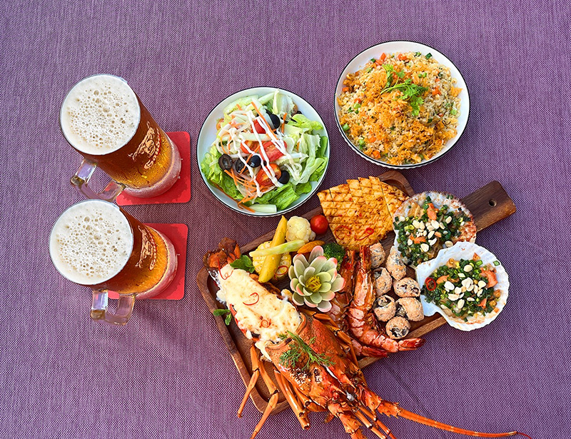 Đồ ăn tại Draft Beer