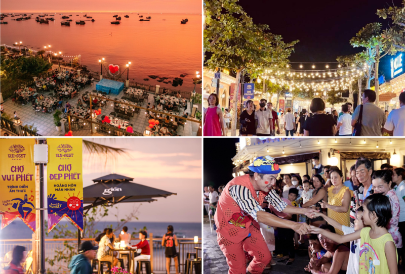 Chợ đêm Vuifest Bazaar với đa dạng hoạt động trải nghiệm dành cho du khách 