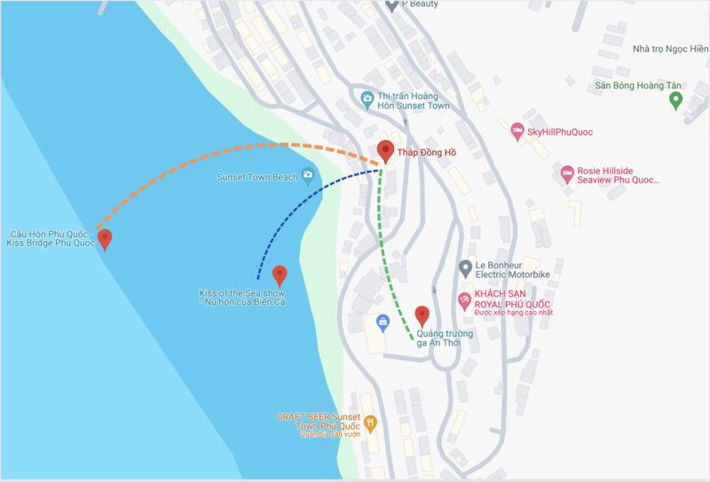 Tháp đồng Hồ Trên Gg Maps