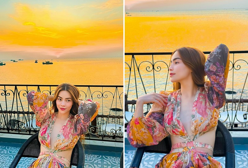 Ca sĩ Hồ Ngọc Hà cũng đã từng check-in hoàng hôn “triệu đô” tại Thị trấn Hoàng Hôn - Sunset Town ở Sorrento Restaurant