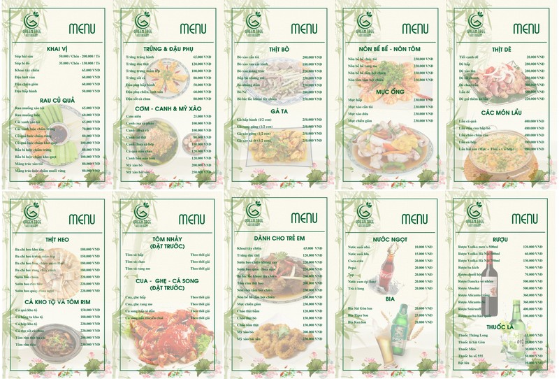 Thực đơn đa dạng các món Việt của Cơm Niêu Việt