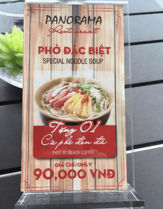 Panorama Coffee tại Sun World