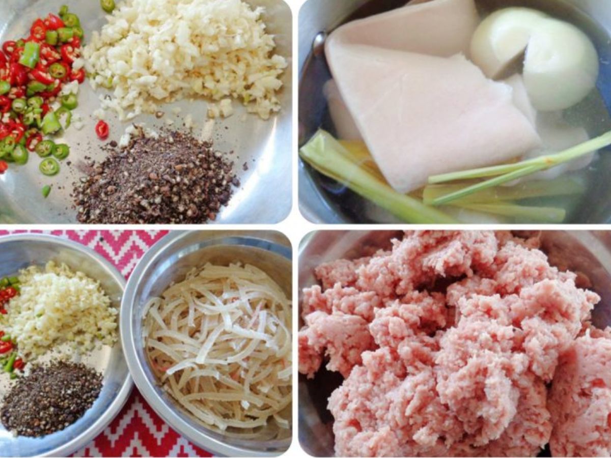 Nguyên liệu làm nên hương vị đặc biệt của nem chua Thanh Hóa