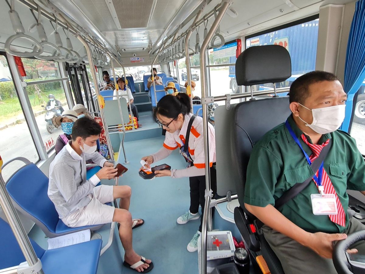 Xe bus 01 từ Thanh Hóa đi Sầm Sơn hoạt động liên tục