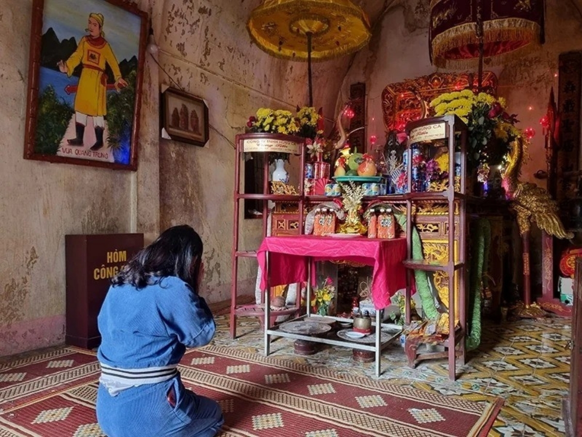 Đền thờ Quang Trung thuộc phường Nghi Sơn, Thanh Hóa.