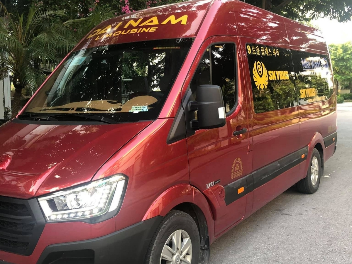 Xe limousine hiện đại của Đại Nam limousine.