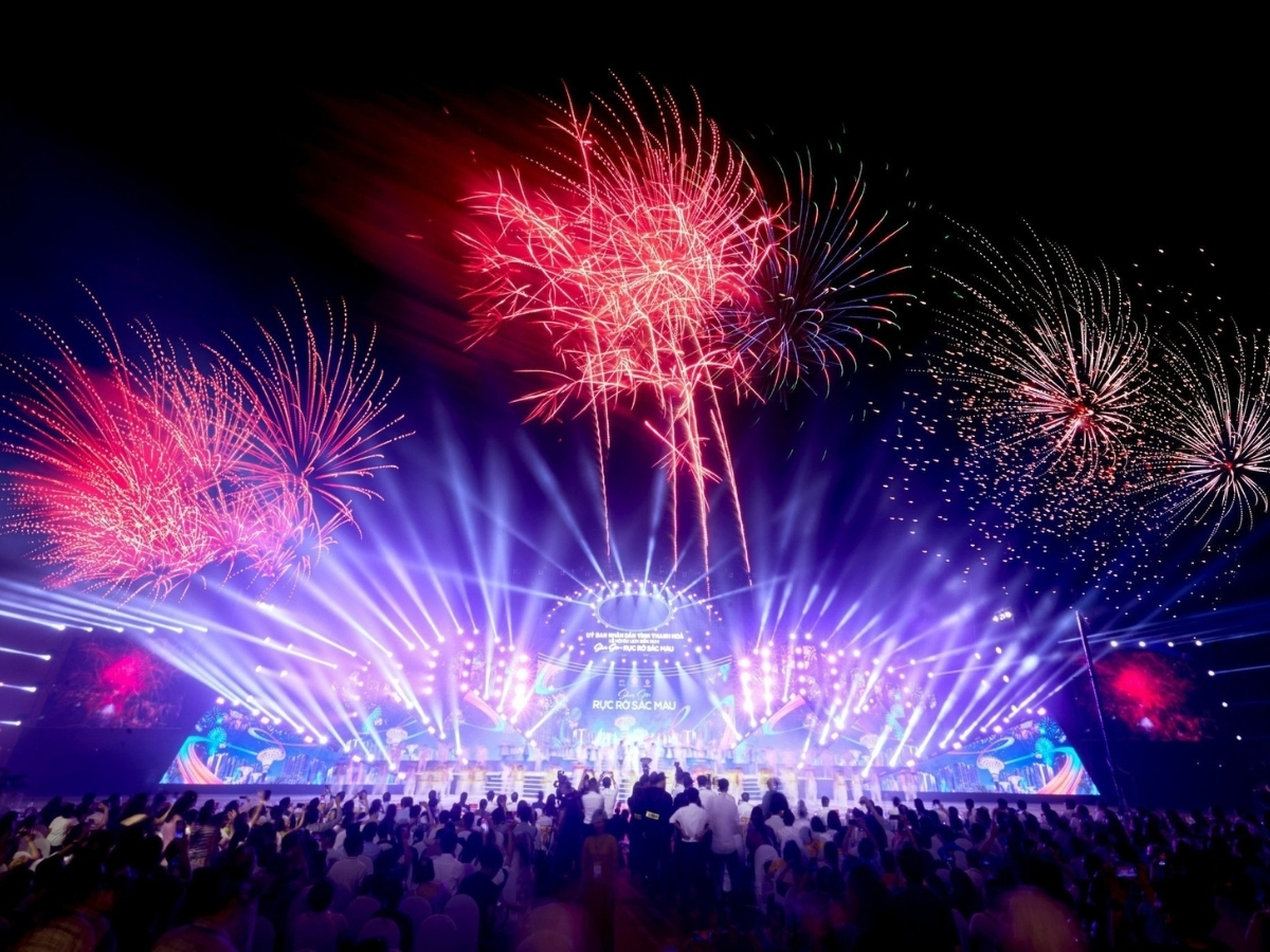 Quảng trường biển Sầm Sơn là nơi tổ chức các sự kiện văn hóa lớn tại Thanh Hóa. 