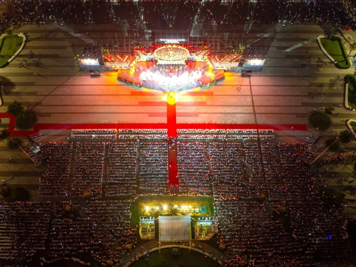 Quảng trường biển Sầm Sơn là nơi tổ chức các sự kiện tầm cỡ.