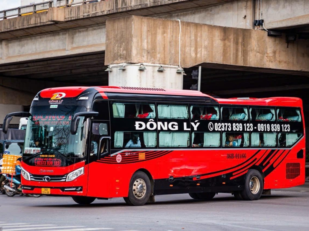 Nhà xe Đông Lý chạy tuyến Bắc Ninh - Thanh Hóa.