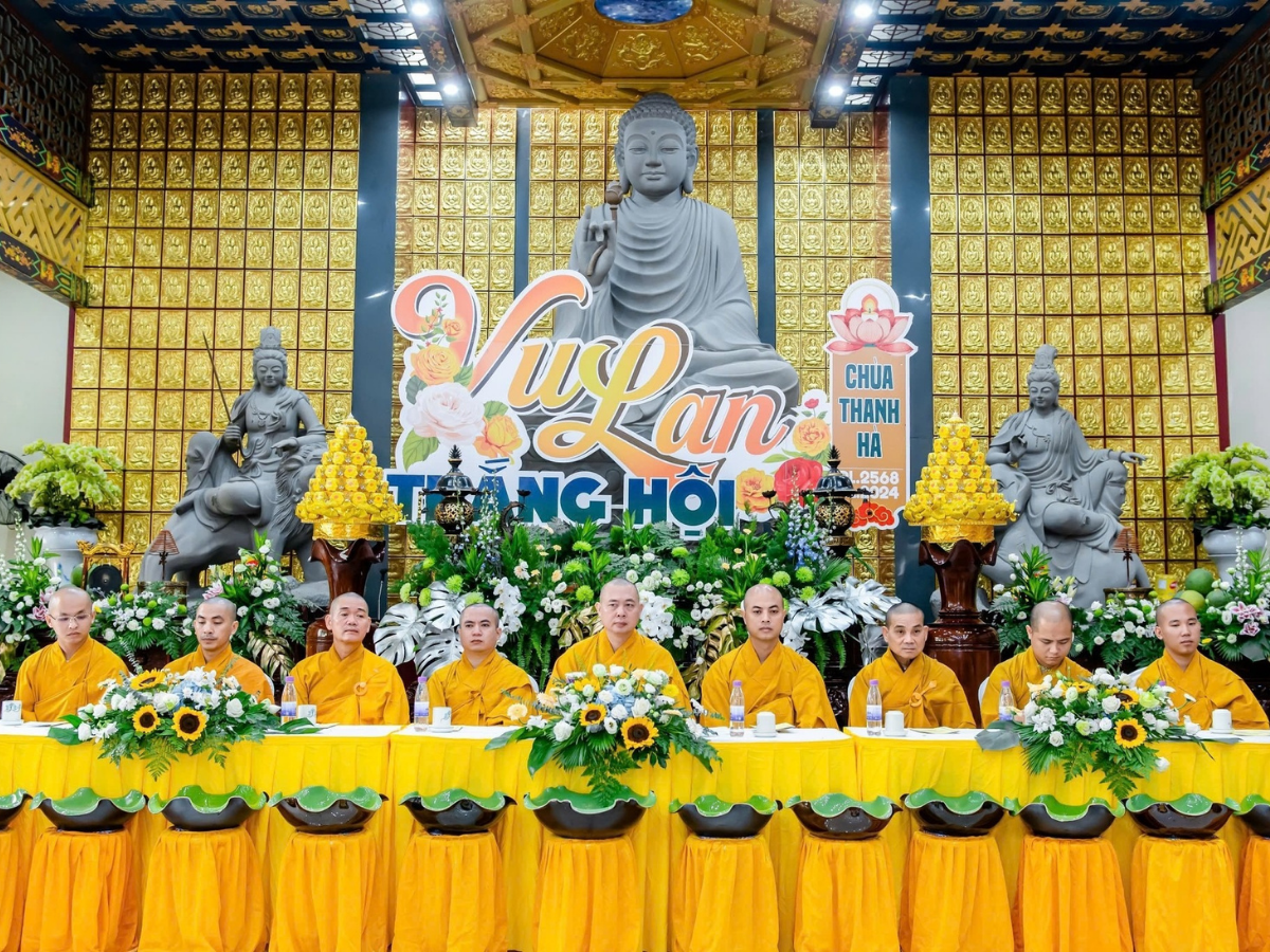 Lễ Vu Lan được chùa Thanh Hà tổ chức hàng năm.