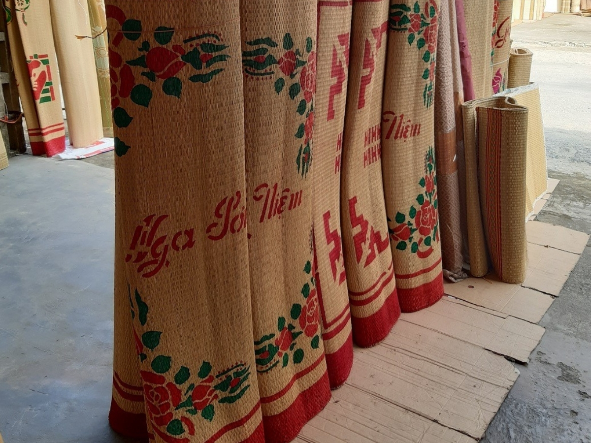 Vùng Nga Sơn Thanh Hóa nổi tiếng với nghề làm chiếu. 