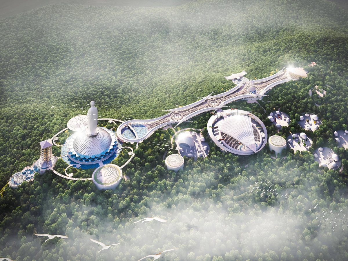 Huyền Tích Am Tiên hứa hẹn là địa điểm du lịch tâm linh thu hút du khách trong tương lai. 