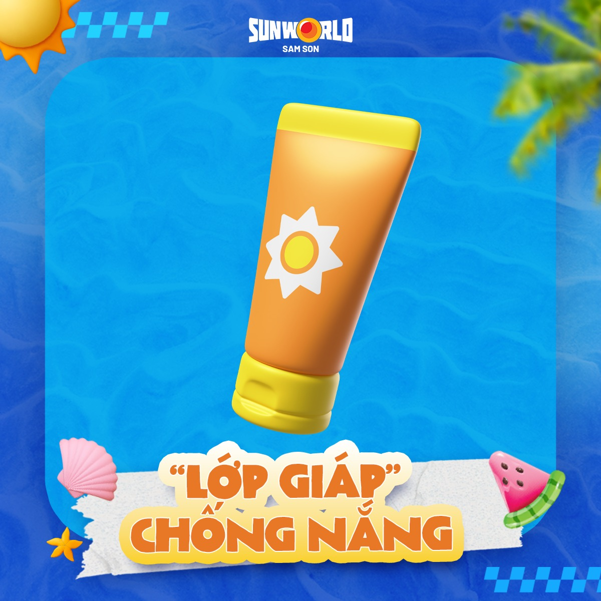 Kem chống nắng giúp bảo vệ làn da khi vui chơi ngoài trời suốt nhiều giờ đồng hồ.