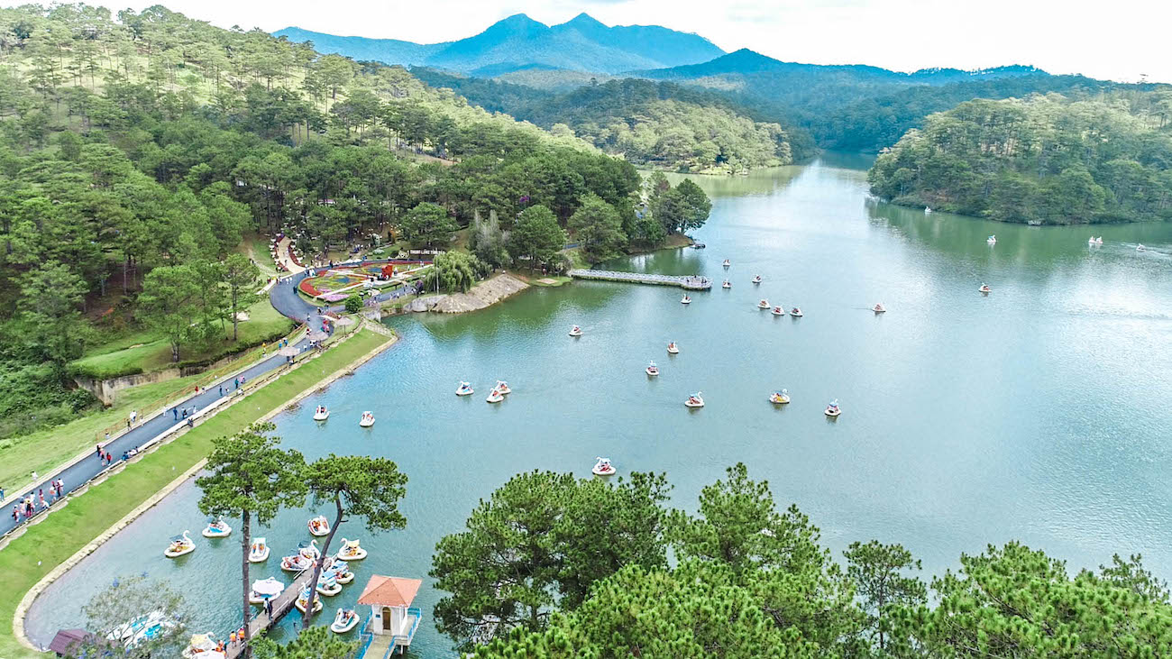 Khung cảnh bình yên tại Đà Lạt