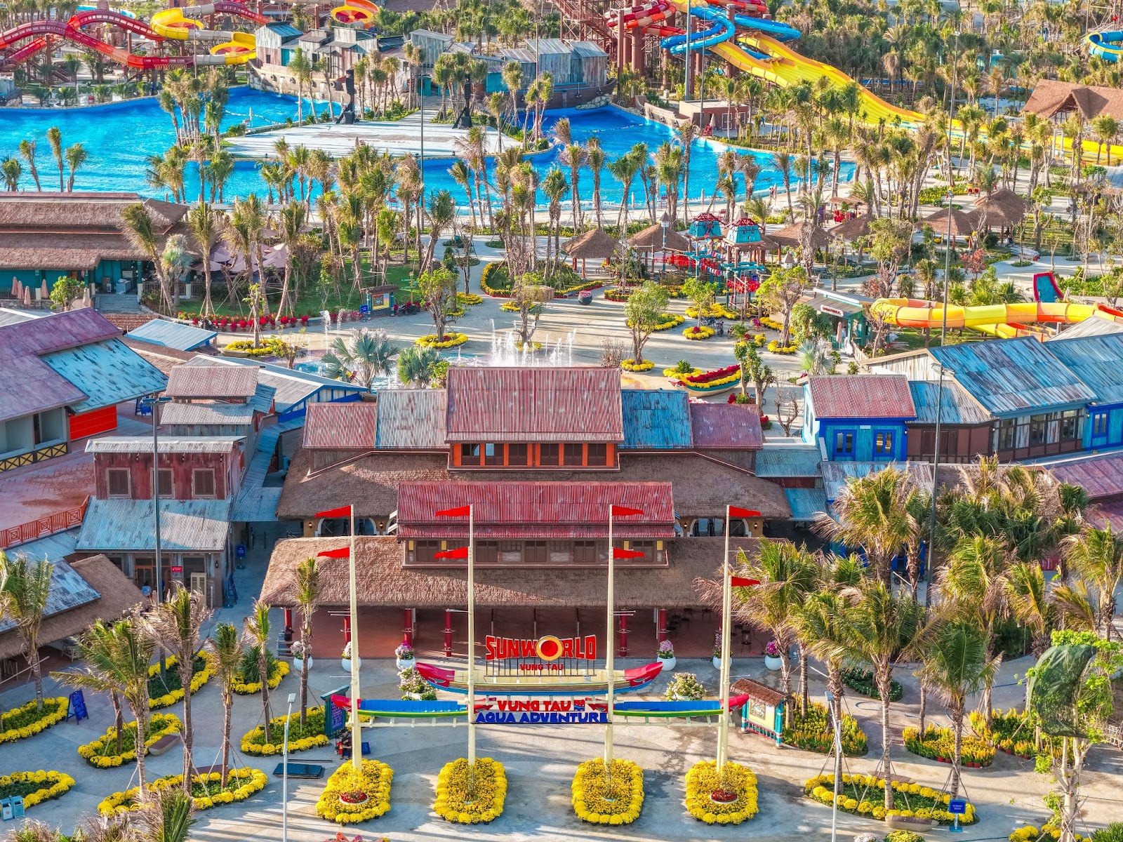 Vung Tau Water Park will be a fresh and attractive entertainment destination for visitors this Lunar New Year.